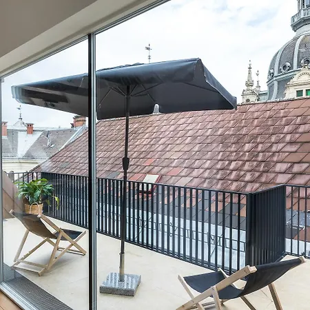Appartement Mintgraz - 1 Bedroom Penthouse Graz